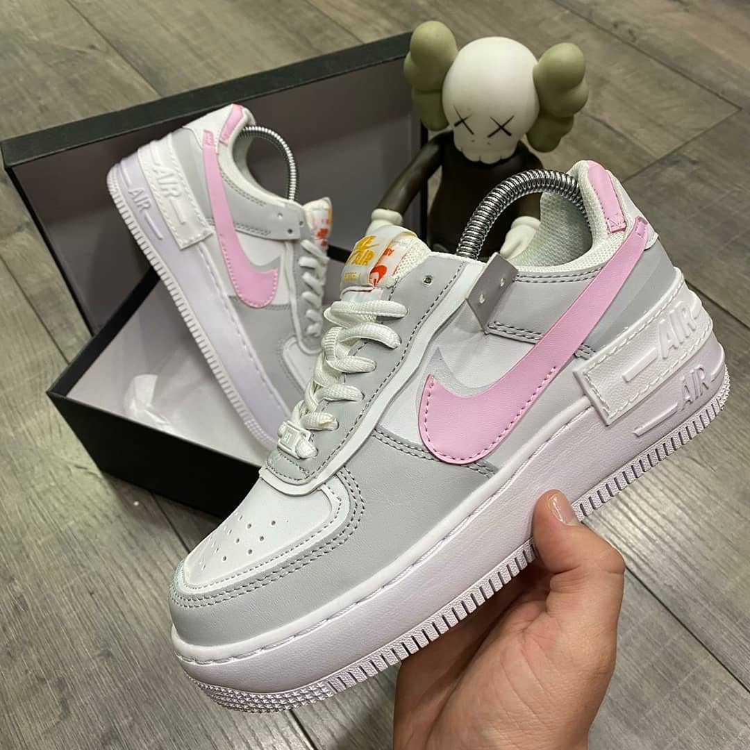 Nike air force 1 rosa con blanco fashion